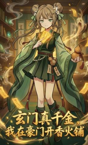 短剧《玄门真千金：我在豪门开香火铺》海报