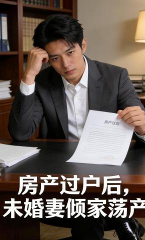 短剧《房产过户后，未婚妻倾家荡产》海报