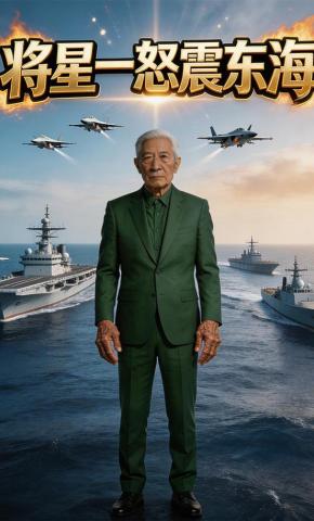 短剧《将星一怒震东海》海报