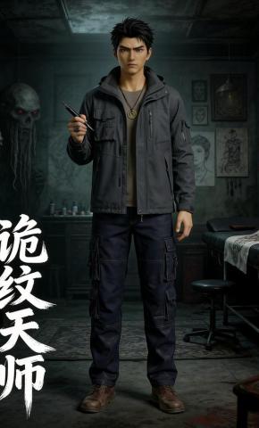 短剧《诡纹天师》海报