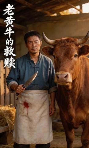 短剧《老黄牛的救赎》海报