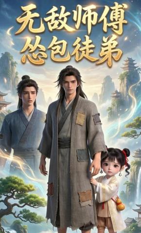 短剧《无敌师傅怂包徒弟》海报