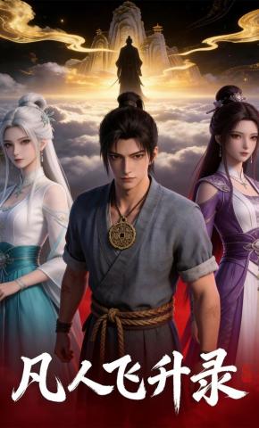 短剧《凡人飞升录》海报