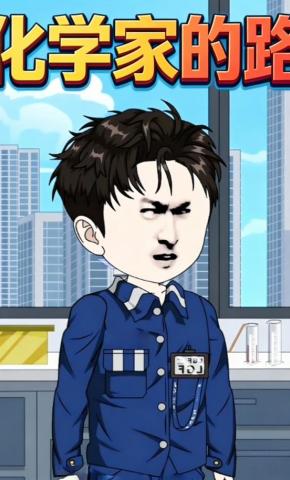 短剧《化学家的路》海报