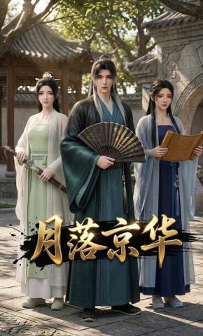 短剧《月落京华》海报