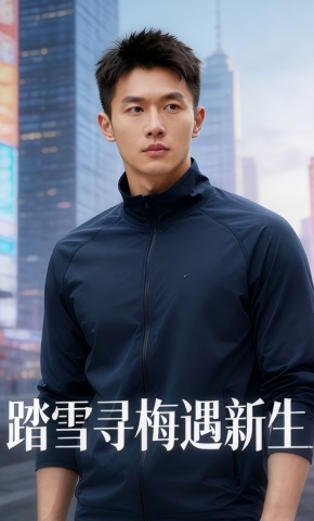 短剧《踏雪寻梅遇新生》海报