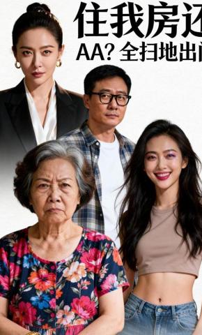 短剧《住我房还AA？全扫地出门》海报