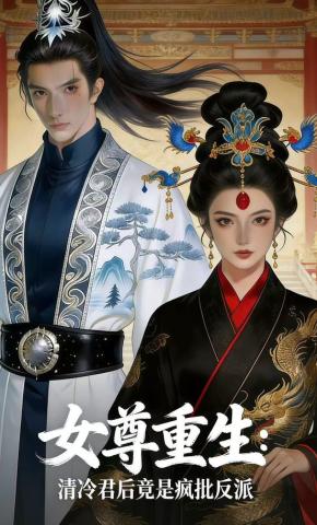 短剧《女尊重生：清冷君后竟是疯批反派》海报