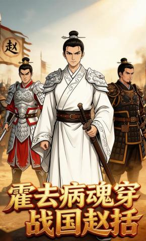 短剧《霍去病魂穿战国赵括》海报