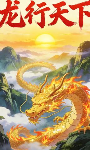 短剧《龙行天下》海报