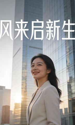 短剧《风来启新生》海报