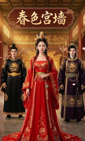 短剧《春色宫墙》海报