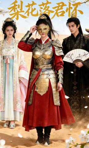 短剧《梨花落君怀》海报