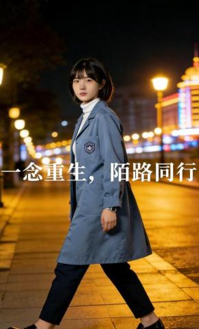 短剧《一念重生，陌路同行》海报