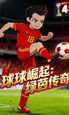 短剧《球球崛起：绿茵传奇》海报