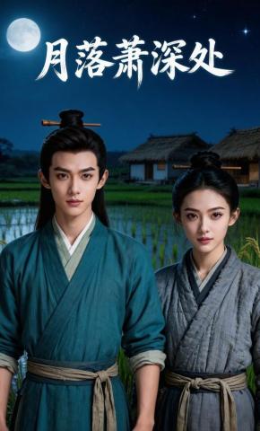 短剧《月落萧深处》海报