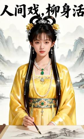 短剧《人间戏，柳身活》海报