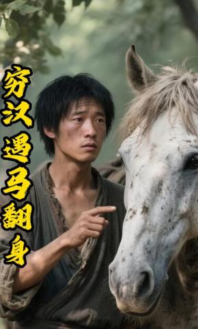 短剧《穷汉遇马翻身》海报