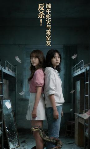 短剧《反杀！端午蛇灾与毒室友》海报