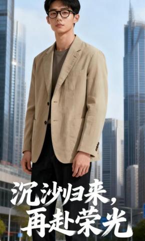 短剧《沉沙归来，再赴荣光》海报