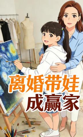 短剧《离婚带娃成赢家》海报