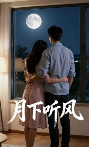 短剧《月下听风》海报