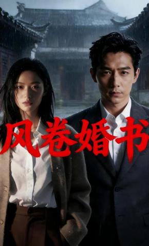 短剧《风卷婚书》海报