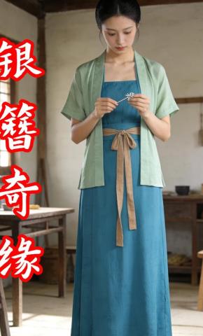 短剧《银簪奇缘》海报