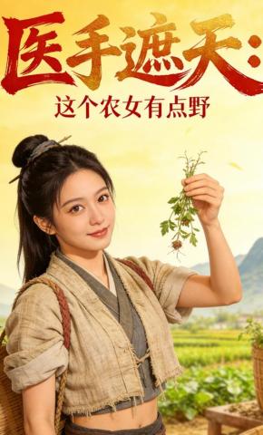 短剧《医手遮天：这个农女有点野》海报