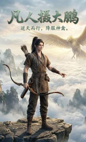 短剧《凡人摄大鹏》海报