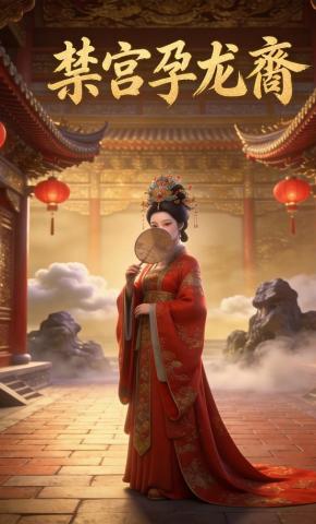 短剧《禁宫孕龙裔》海报