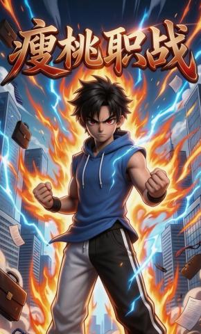 短剧《瘦桃职战》海报