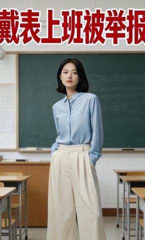 短剧《戴表上班被举报》海报