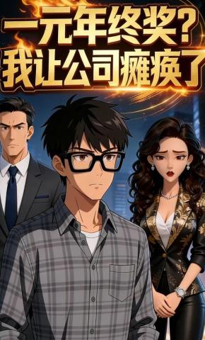 短剧《一元年终奖？我让公司瘫痪了》海报