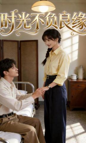 短剧《时光不负良缘》海报