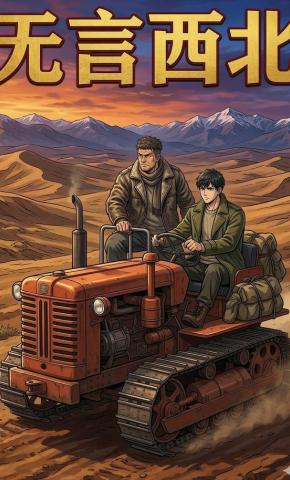 短剧《无言西北》海报