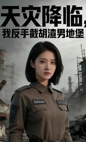 短剧《天灾降临，我反手截胡渣男地堡》海报