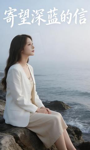 短剧《寄望深蓝的信》海报