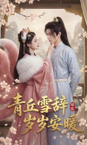 短剧《青丘雪辞，岁岁安暖》海报