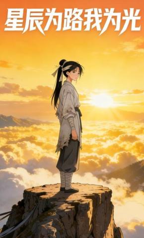 短剧《星辰为路我为光》海报