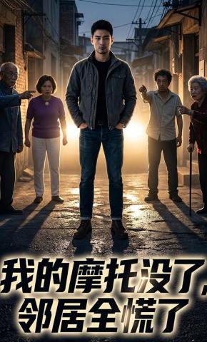 短剧《我的摩托没了，邻居全慌了》海报