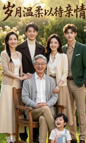 短剧《岁月温柔以待亲情》海报