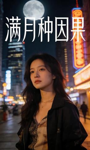 短剧《满月种因果》海报