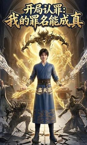 短剧《开局认罪：我的罪名能成真》海报