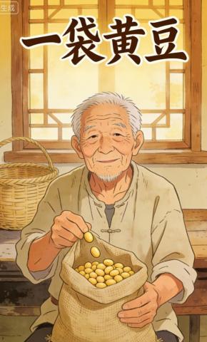短剧《一袋黄豆》海报