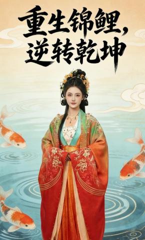 短剧《重生锦鲤，逆转乾坤》海报