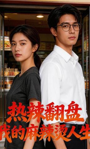 短剧《热辣翻盘，我的麻辣烫人生》海报