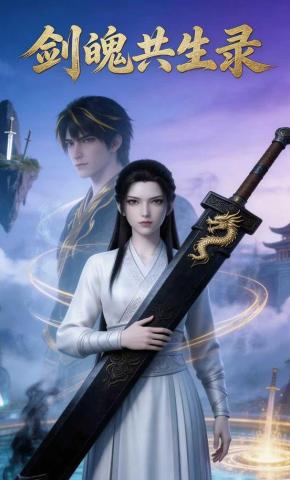 短剧《剑魄共生录》海报