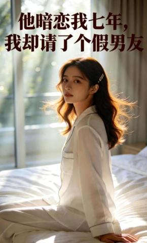 短剧《他暗恋我七年，我却请了个假男友》海报