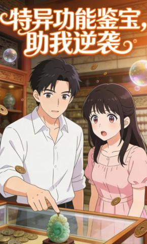 短剧《特异功能鉴宝，助我逆袭》海报